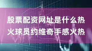 股票配资网址是什么热火球员约维奇手感火热