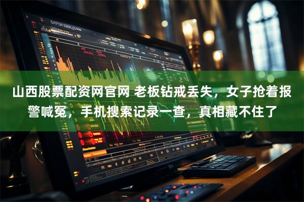 山西股票配资网官网 老板钻戒丢失，女子抢着报警喊冤，手机搜索记录一查，真相藏不住了